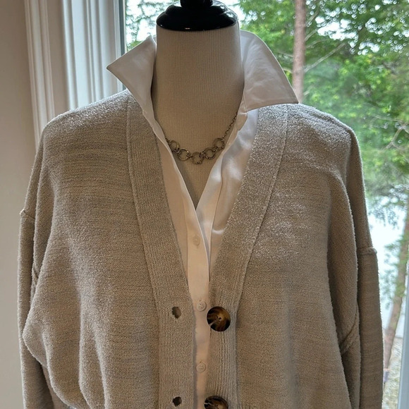 Rose & Crown Cropped V- neck Cardigan from Anthropologie, NWOT - Picture 4 of 11